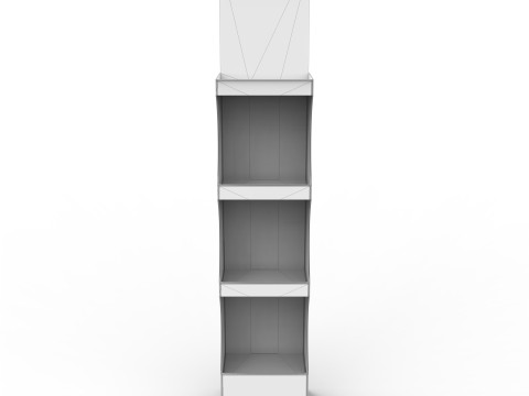 Point of Sale Cardboard Display Stand 3Dモデル
