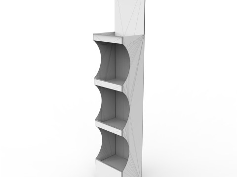 Point of Sale Cardboard Display Stand 3Dモデル