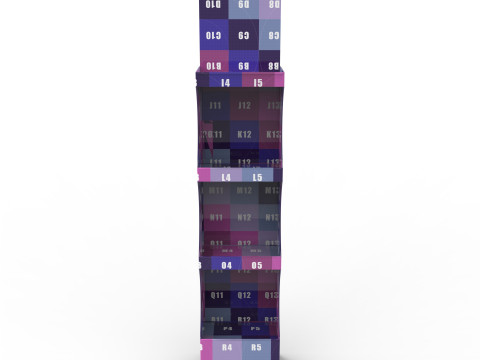 Point of Sale Cardboard Display Stand 3Dモデル