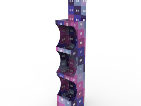 Point of Sale Cardboard Display Stand 3Dモデル