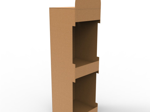 Point of Sale Cardboard Display Stand 3Dモデル