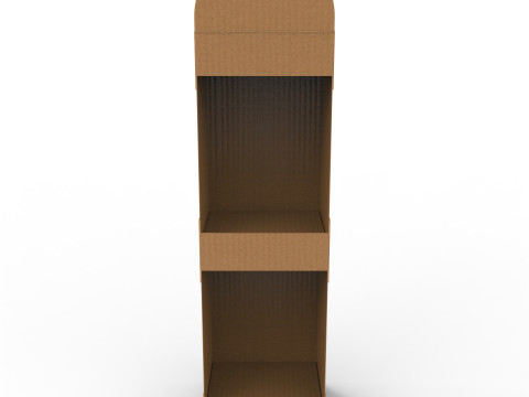 Point of Sale Cardboard Display Stand Modelo 3D