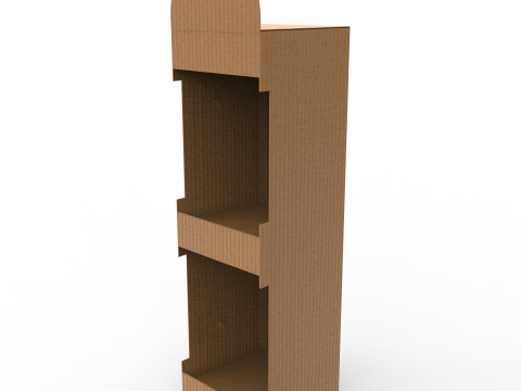 Point of Sale Cardboard Display Stand Modelo 3D