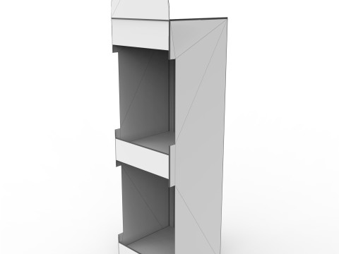 Point of Sale Cardboard Display Stand Modelo 3D