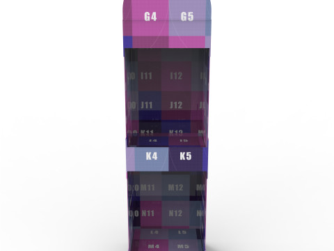 Point of Sale Cardboard Display Stand Modelo 3D