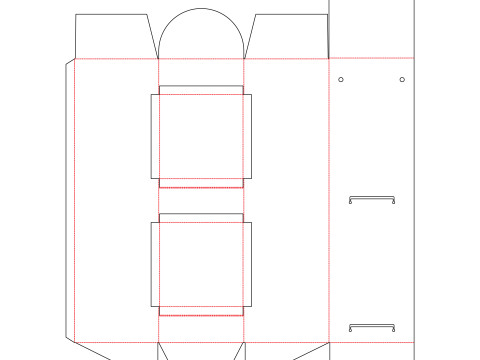 Point of Sale Cardboard Display Stand Modelo 3D