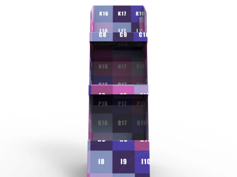 Point of Sale Cardboard Display Stand 3D Model