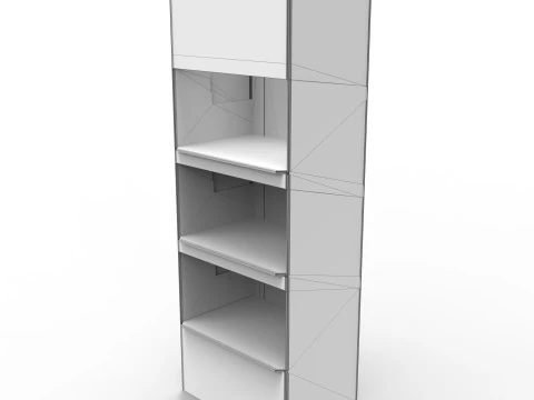 Point of Sale Cardboard Display Stand 3D Model