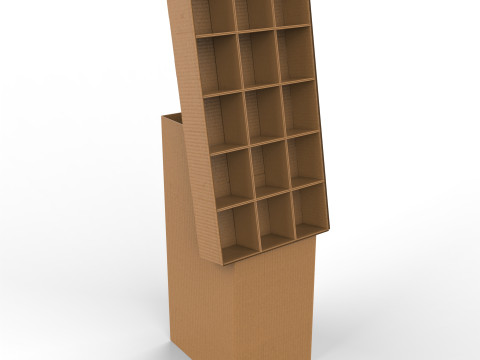 Point of Sale Cardboard Display Stand 3Dモデル