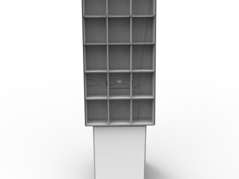 Point of Sale Cardboard Display Stand 3D 模型