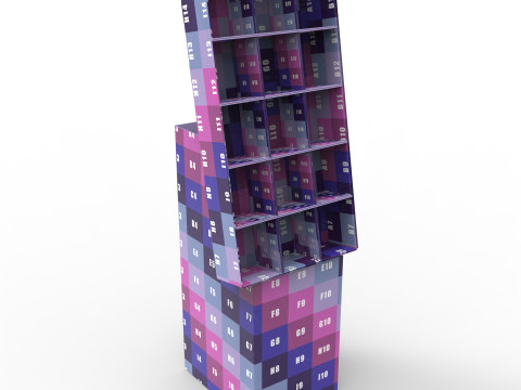 Point of Sale Cardboard Display Stand 3D 模型