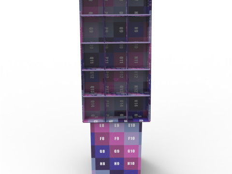 Point of Sale Cardboard Display Stand 3D 模型