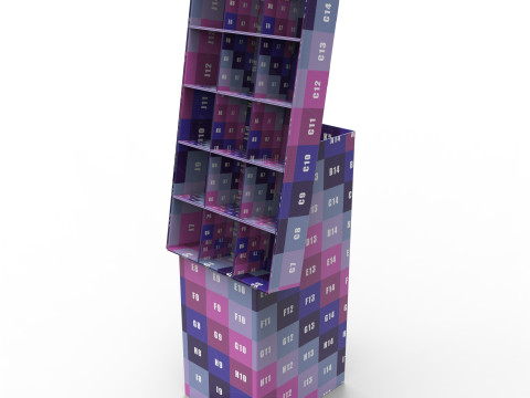 Point of Sale Cardboard Display Stand 3D 模型