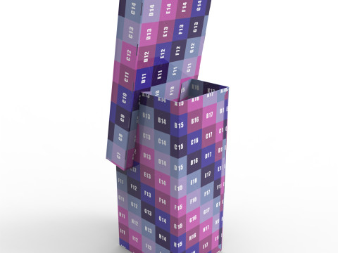 Point of Sale Cardboard Display Stand 3D 模型