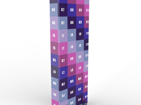 Point of Sale Cardboard Display Stand Modèle 3D