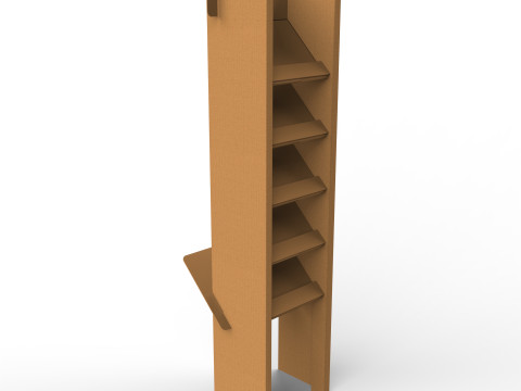 Point of Sale Cardboard Display Stand 3Dモデル
