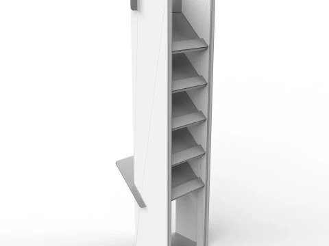 Point of Sale Cardboard Display Stand 3D Model