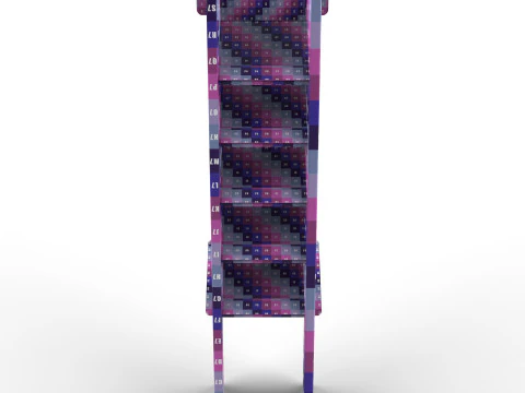 Point of Sale Cardboard Display Stand 3D Model