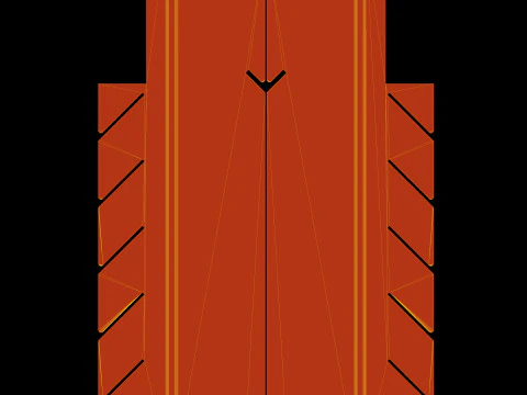 Point of Sale Cardboard Display Stand 3D Model