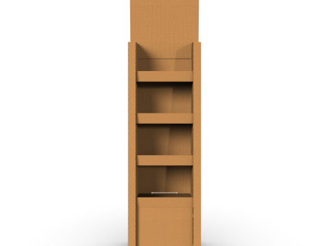 Point of Sale Cardboard Display Stand 3Dモデル