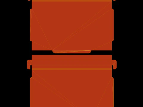 Point of Sale Cardboard Display Stand 3D Model