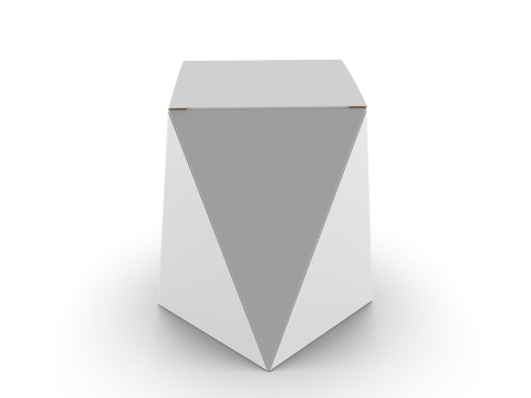Eight Panel tapared packaging box 150x100x100mm 3Dモデル