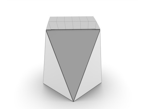 Eight Panel tapared packaging box 150x100x100mm 3Dモデル