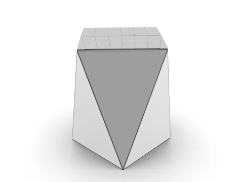 Eight Panel tapared packaging box 150x100x100mm 3D Model