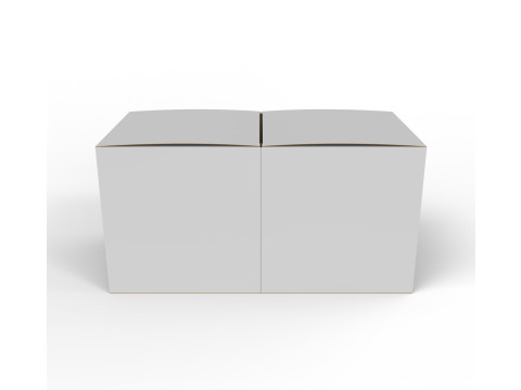 Double box packaging box 150x150x150mm 3Dモデル