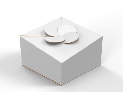 Tapared packaging box 70x50x25mm 3Dモデル