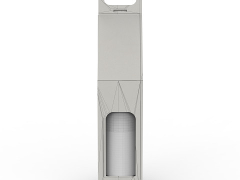 Packaging holder for one wine bottle 3Dモデル