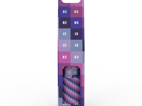 Packaging holder for one wine bottle 3Dモデル