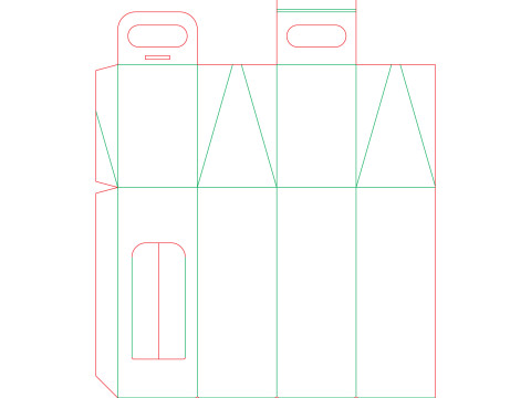 Packaging holder for one wine bottle 3Dモデル