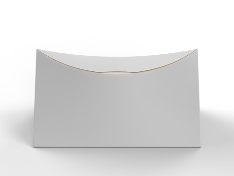 Realistic Concave Box Packaging Mockup for Eye Catching Designs 3D 模型