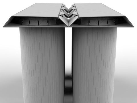 EcoCraft Six-Can Holder for Sustainable Beverage Packaging 3D Модель