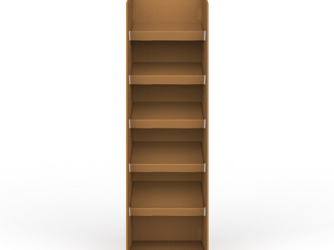 Point of Sale Cardboard Display Stand 3D-Modell