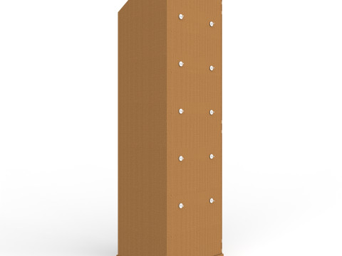 Point of Sale Cardboard Display Stand 3D-Modell