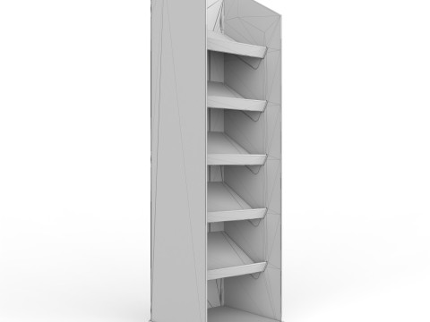 Point of Sale Cardboard Display Stand 3D-Modell