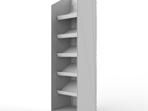 Point of Sale Cardboard Display Stand 3D-Modell