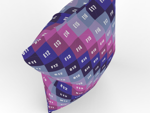 Nachos Chips Bag Packaging Model for Snack Branding 3D Модель