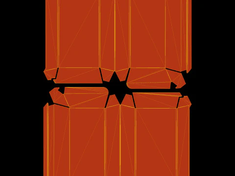 Caixa de design de cachorro-quente Kraft incluindo visualiza&ccedil;&otilde;es abertas e fechadas com arquivo cortado inclu&iacute;do Modelo 3D