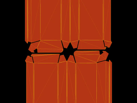 Caixa de design de cachorro-quente Kraft incluindo visualiza&ccedil;&otilde;es abertas e fechadas com arquivo cortado inclu&iacute;do Modelo 3D