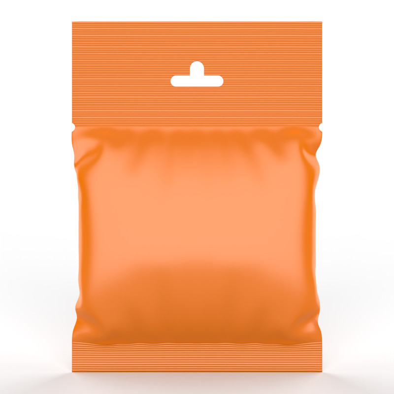Resealable Hanging Snack Bag Mockup 3D Модель .c4d .max .obj .3ds .fbx .stl .blend 