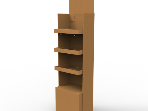 Point of Sale Cardboard Display Stand 3D 模型