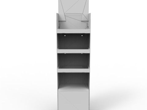 Point of Sale Cardboard Display Stand 3D 模型