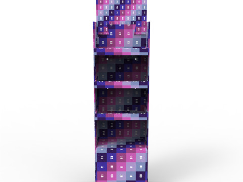 Point of Sale Cardboard Display Stand 3D 模型