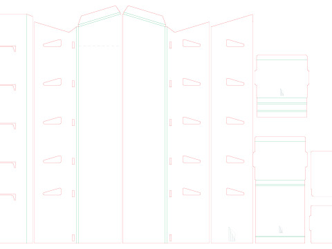 Point of Sale Cardboard Display Stand 3D Model