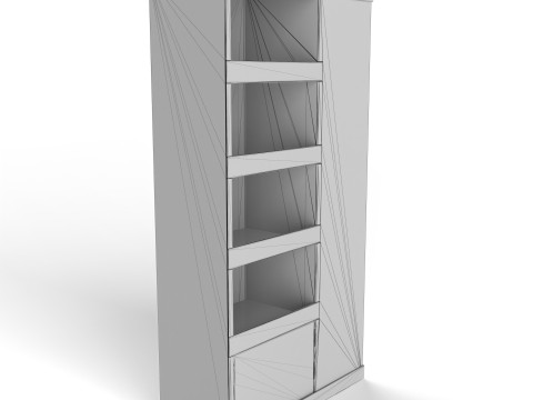 Point of Sale Cardboard Display Stand 3D Model