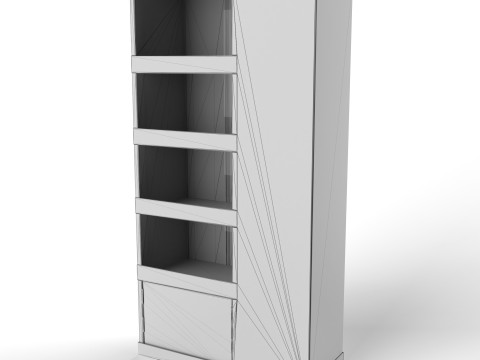 Point of Sale Cardboard Display Stand 3D Model