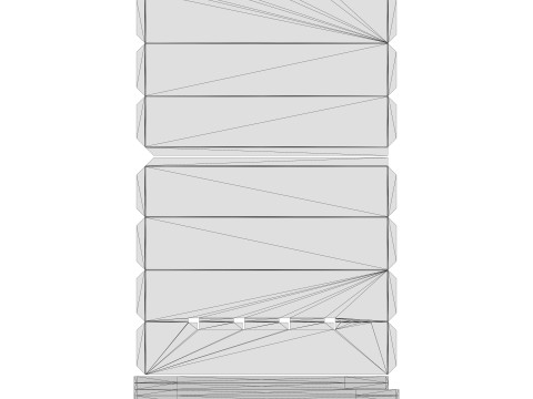 Point of Sale Cardboard Display Stand 3D Model
